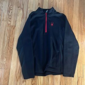 Spider Quarter Zip Size Large